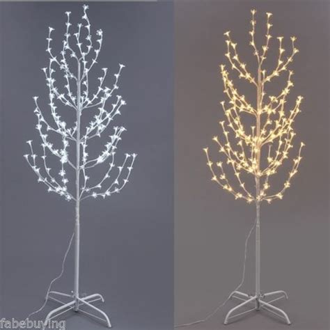 Led Cherry Blossom Tree 4ft 108 Lights Floor Lamp Holiday Xmas Patio