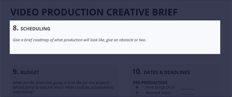 The Best Creative Brief Template For Video Creatives Free
