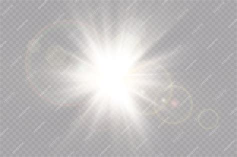 Premium Vector Vector Sunlight Glare Effectbright Sunwith Sunbeams