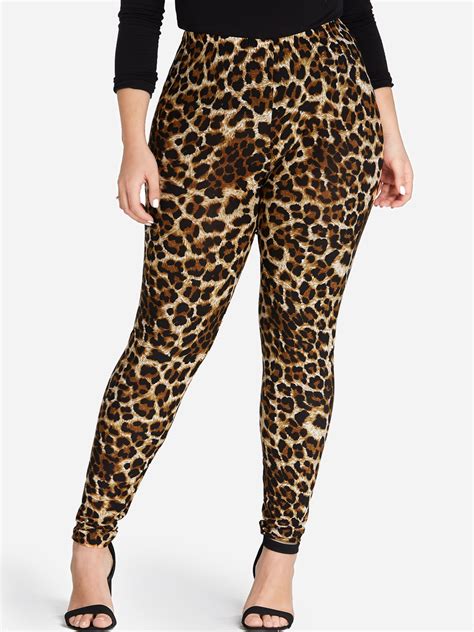Leopard Print Leggings Women