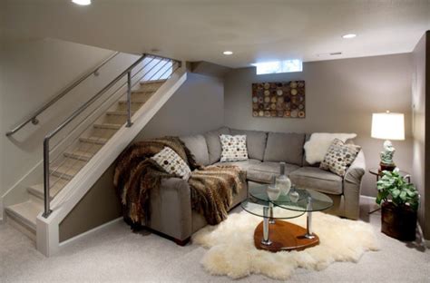 Wall paint colors for a modern basement would be in the range of neutral colors, which include: 24 Stunning Ideas For Designing a Contemporary Basement