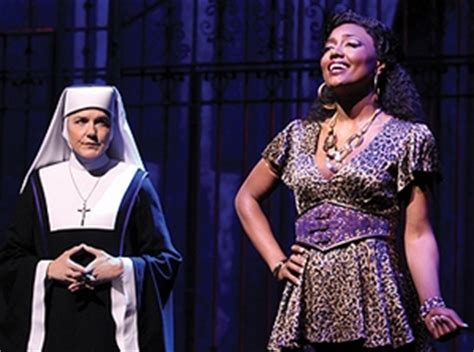 'sister act' has all the story it needs when it has whoopi goldberg in the lead. Sister Act, a Curtainup Broadway Musical review
