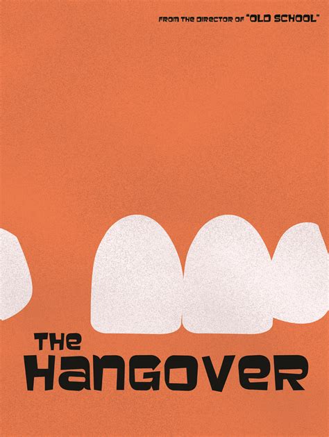 The Hangover Movie Posters Minimalist Minimal Movie Posters Film
