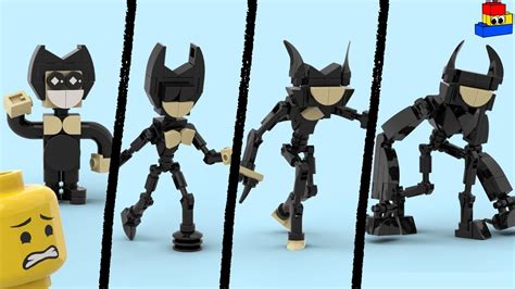 How To Make Bendy Lego Minifigs Bendy Ink Demon Both Versions And