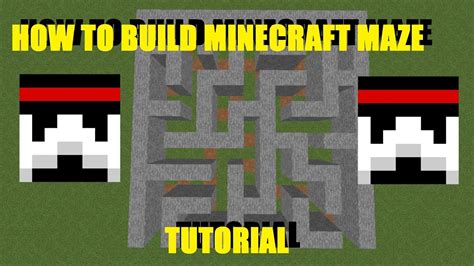 Minecraft Tutorial How To Build A Maze Youtube