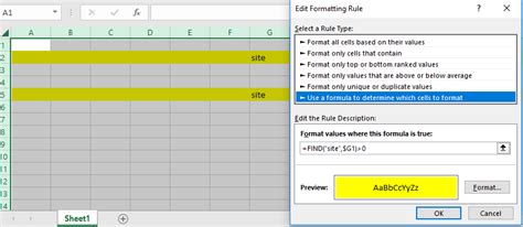 Highlight An Entire Row In Excel Based On One Cell Value