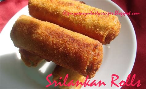 Priya S Versatile Recipes Srilankan Rolls