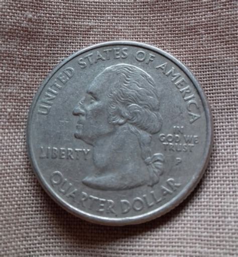 1789 North Carolina Quarter Dollar Liberty Usa Moneda En Ciudad De