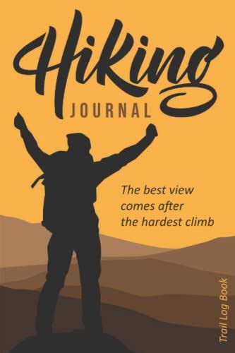 Hiking Journal Log Hike Checklist Notebook With Prompts Trail Log