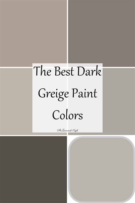 The Best Dark Greige Paint Colors For 2023 In 2023 Greige Paint