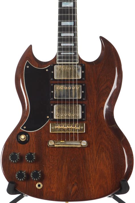 1974 Gibson Sg Custom Left Handed Lefty Electric Guitar Rare Guitar Chimp