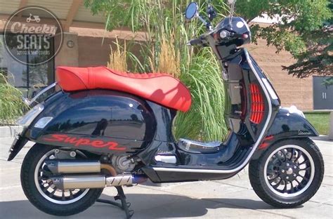 1 мин и 28 сек. Vespa GTS Red Seat Cover - Cheeky Seats Scooter Seat Covers