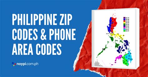 Philippine Zip Codes And Phone Area Codes Complete List Phone Area