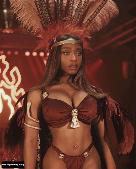 normani shows off her slender waist and sexy big boobs as santánico pandemonium 6 pics video