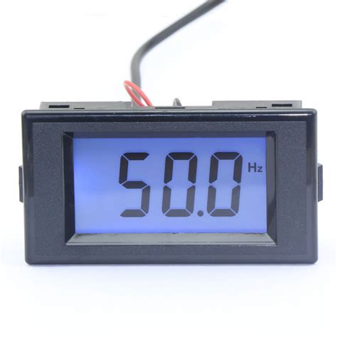 Ac 80 250v Digital Frequency Panel Meter 10 1999hz Lcd Frequency Meter
