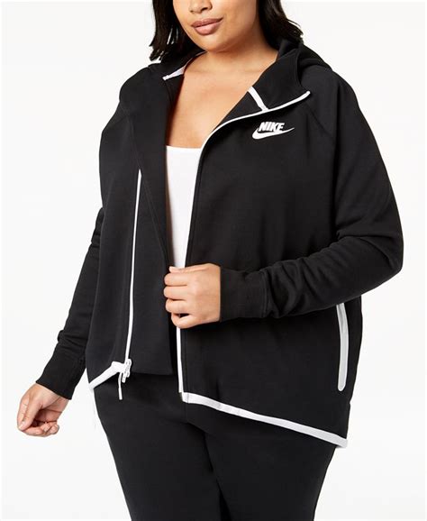 Nike Plus Size Sportswear Tech Fleece Cape Jacket Macys