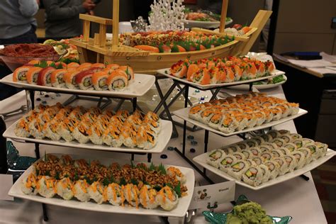Catering By Kowalskis Sushi Display Buffet Food Sushi Catering
