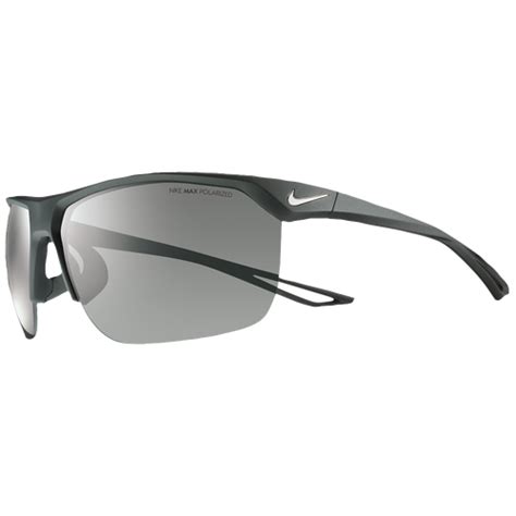 Nike Trainer Sunglasses Baseball Accessories Matte Black Silver Grey Polarized Lens