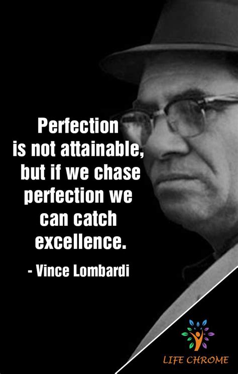 Vince Lombardi Perfection Quote Shortquotescc