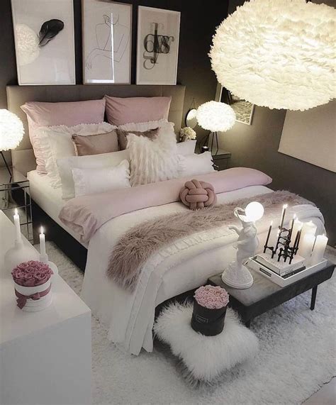 Pink And Black Bedroom Ideas For Adults ~ Bedroom Pink Interior Decor Dream Rooms Modern Elegant