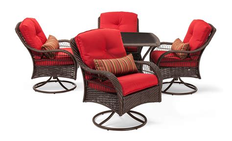 Check out dining sets based on seating capacity and the area of your patio. Buy DzVeX 5-Piece Outdoor Patio Wicker Dining Set And ...