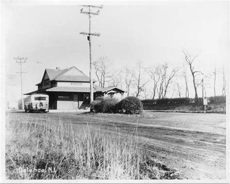 Delanco - Railroad station - 1950s or so | Delanco | Old Pictures of