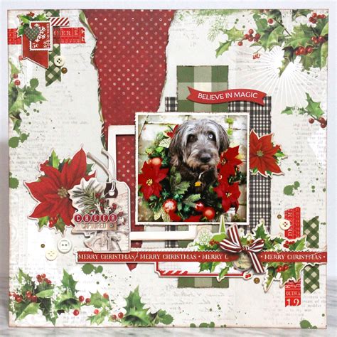 Simple Vintage Christmas Layout Creative Scrapbooking Ideas And Tips