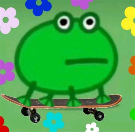 Skater Gorl Froggie Frog Meme Amazing Frog Frog Pictures