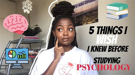 5 Things I Wish I Knew Before Studying Psychology At University Youtube