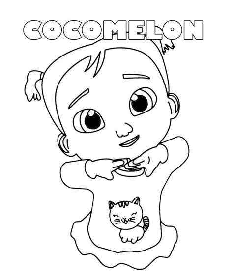 Cocomelon Coloring Page Cocomelon Coloring Book Shapes Coloring Pages