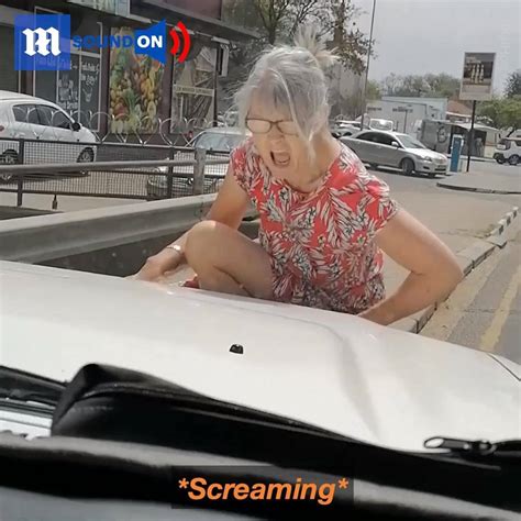 Woman Refuses To Get Off Mans Car This Woman Climbed On His Car And Now Wont Get Off Via