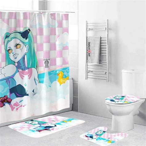 Cyberpunk Edgerunners Girls In Bathtub Rebecca Combo Bathroom Set