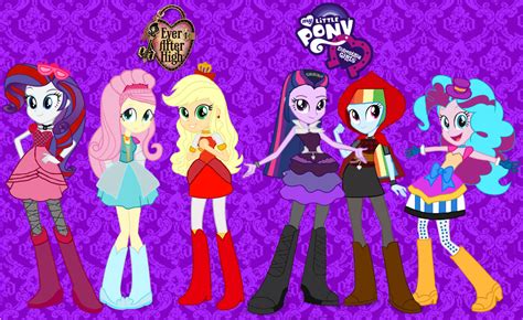 Ever After High Equestria Girls Mane Six By Thunderfists1988 On Deviantart