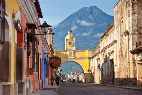 A Guide To Antigua Guatemala A Candy Colored City Framed By Volcanoes