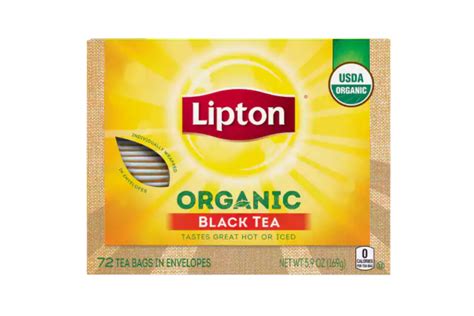 Lipton Organic Black Tea Progressive Grocer