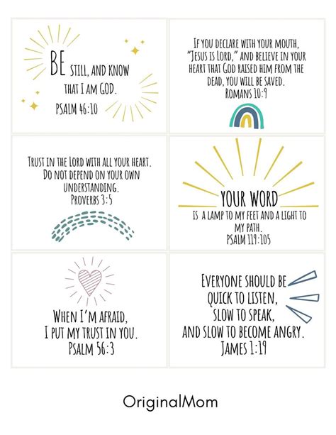 Free Printable Scripture Cards For Toddlers Originalmom