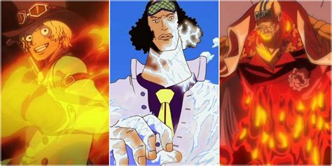 One Piece All Logia Type Devil Fruits Ranked Game Rant