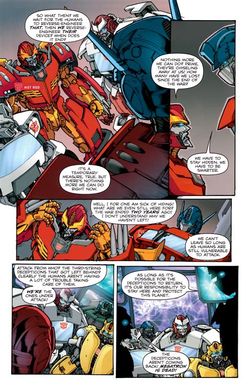 Read Online The Transformers 2009 Comic Issue 1