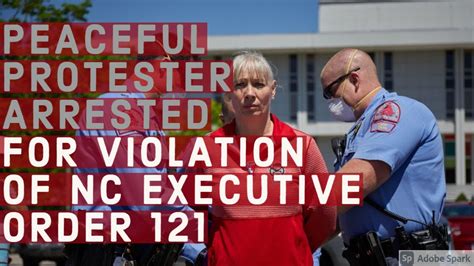 Peaceful Protester Charged For Violating Nc Governors Executive Order In Wake County June 3