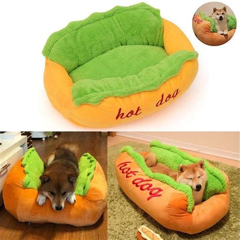 Calming Funny Dog Beds For Large Medium Small Dogs Orthopedic With