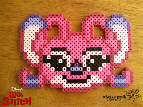 From Lilo And Stitch Angel Perler Bead Creation By