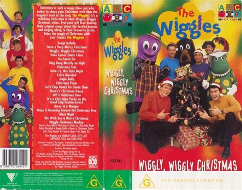 The Wiggles Wiggly Wiggly Christmas Vhs 1999 Vhs And Dvd Credits