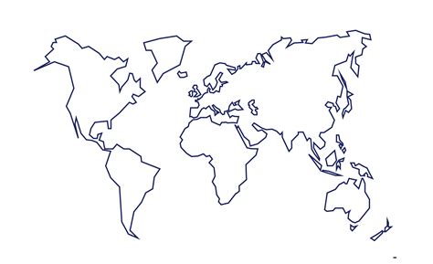 Mappemonde Outline Carte Du Monde Planisphere A Imprimer Carte Du
