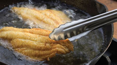 The fried catfish—and plenty of it—is usually served as a complete dinner with slaw, hush puppies, and french fries. Fried Catfish Recipe