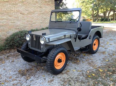 Cj3a 51 Jeep Willys Original No Rust Barn Find For Sale Photos
