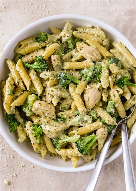 Pesto Chicken and Broccoli Pasta