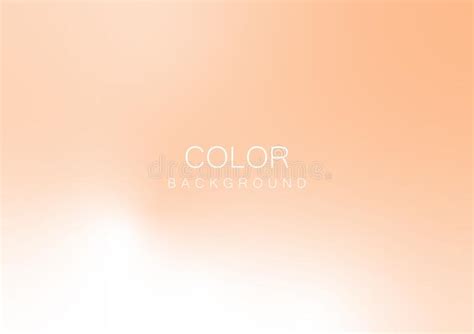 Pastel Orange Peach Color Abstract Background Soft Sweet Blurred