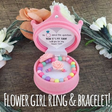 He Popped The Question Will You Be Our Flower Girl Flower Girl Ring