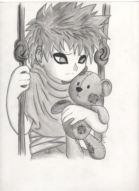 Baby Gaara By Fa8ry On Deviantart Naruto Drawings Anime Chibi