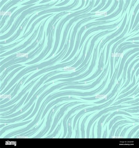 Seamless Vector Pattern Of Diagonal Turquoise Stripes On A Blue